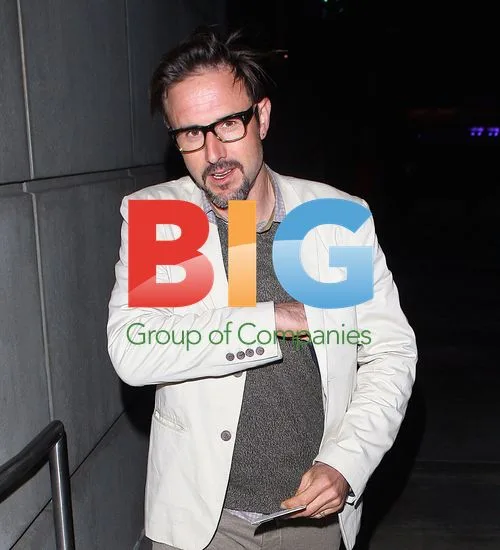David Arquette at LA Lakers Game
