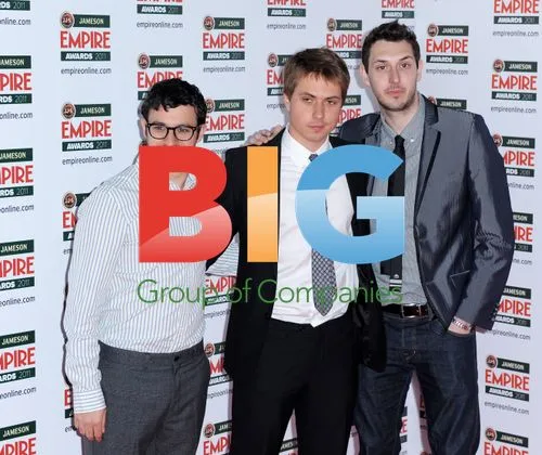 Simon Bird, Joe, Thomas and Blake Harrison at Empire Awards