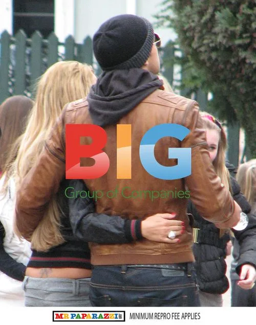 Katie Price and Leandro Penna at Alton Towers