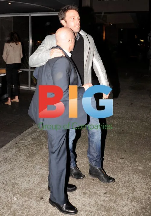 Ben Affleck Leaving Katsuya Restaurant