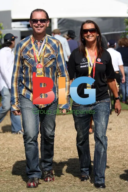 Layne Beachley & Kirk Pengilly at Australian Grand Prix