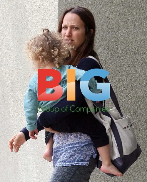 Jennifer Meyer and son Otis in Brentwood