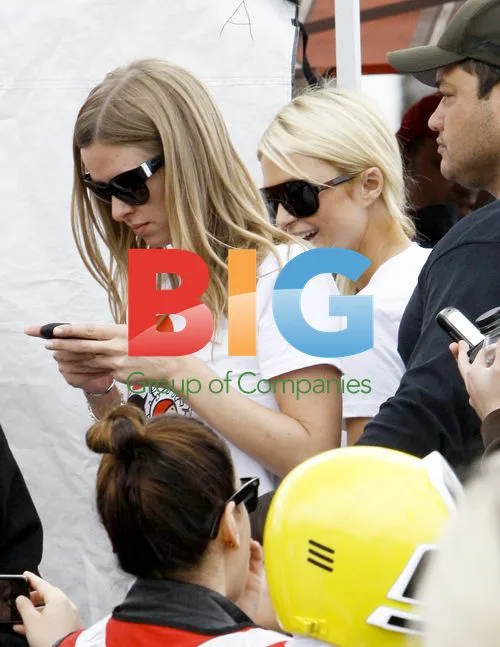 Nicky Hilton and Paris Hilton at Tokidoki Relief Run