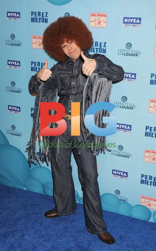 Perez Hilton at Blue Ball Birthday