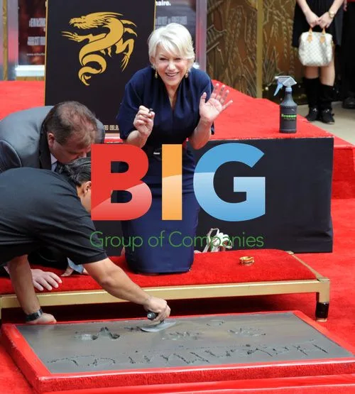 Helen Mirren's Hand and Footprint Ceremony