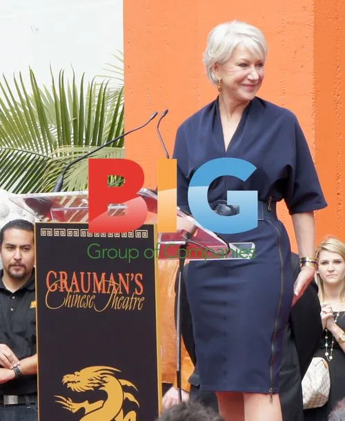 Russell Brand and Helen Mirren at Grauman's