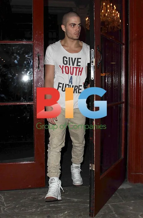 The Wanted Arrive at Manchester Hotel