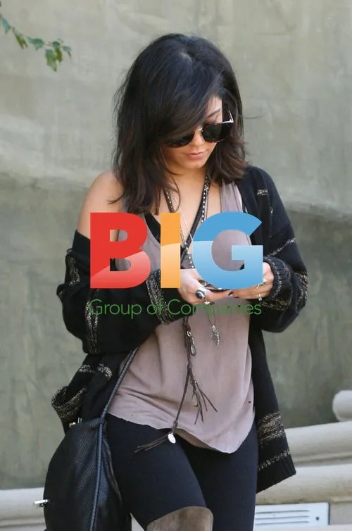 Vanessa Hudgens Entering Limo