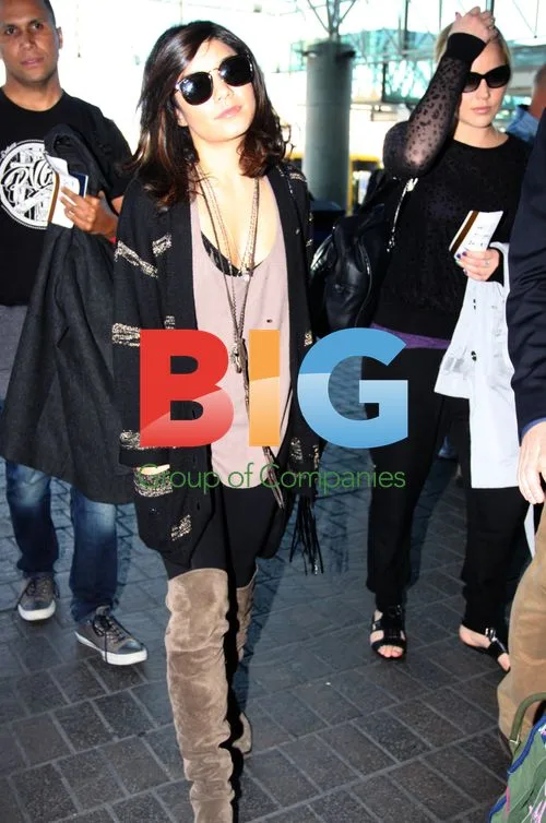 Vanessa Hudgens Arriving at Airport
