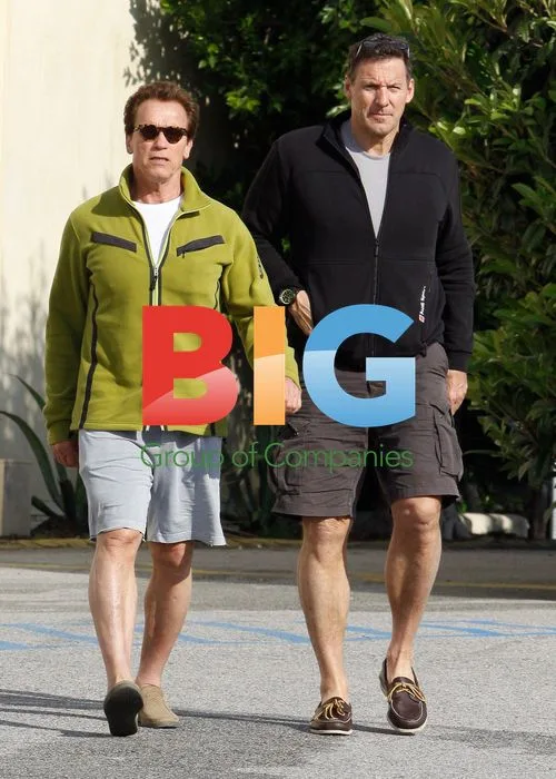 Arnold Schwarzenegger bike ride