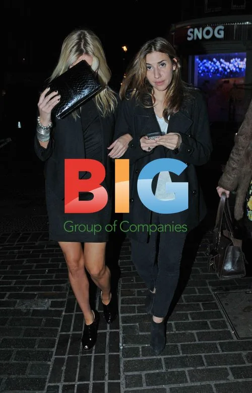 Celebrities at The Box Nightclub in London