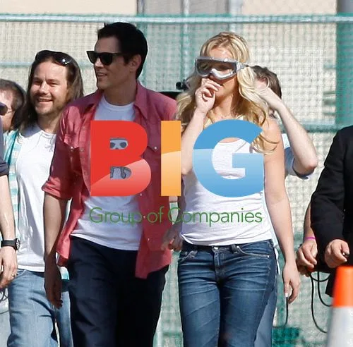 Britney Spears with Jackass Crew