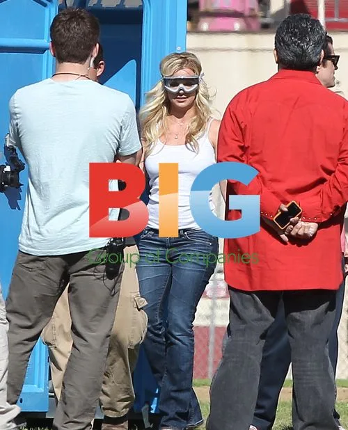 Britney Spears with Jackass Crew