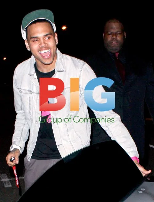 Chris Brown Dines at Philippe Chow