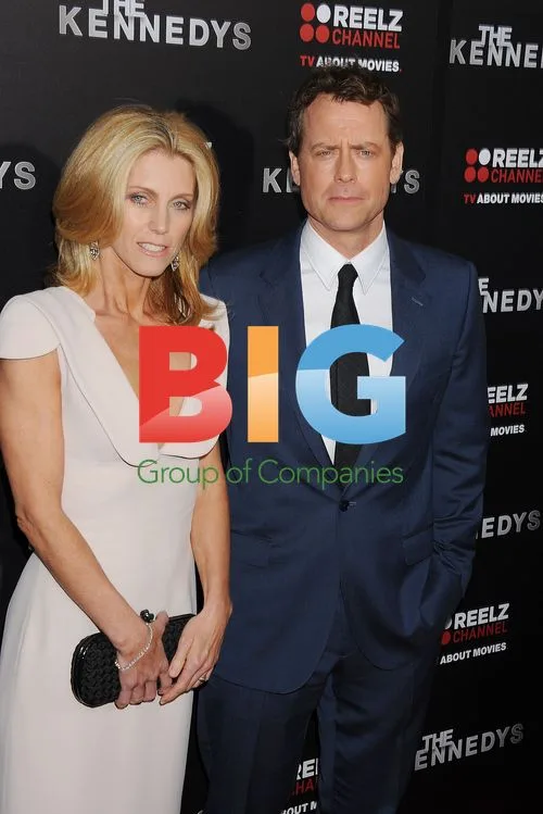 Greg Kinnear and Helen Labdon at "The Kennedys" Premiere
