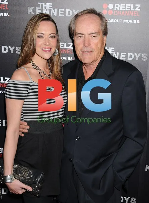 Powers Boothe and Parisse Boothe at "The Kennedys" Premiere