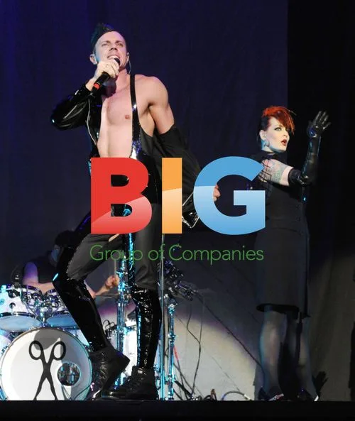 Scissor Sisters perform with Lady Gaga
