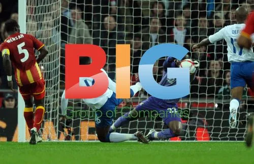 Danny Welbeck and Richard Kingson, England vs Ghana