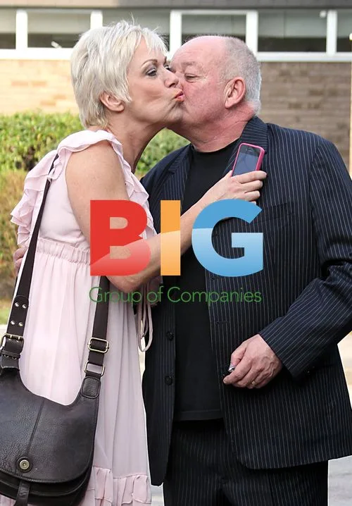Denise Welch and Tim Healey at Hospital Opening