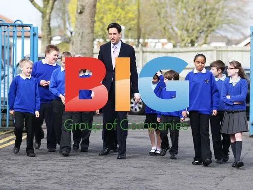 Ed Miliband Arriving for Labour Campaign Launch