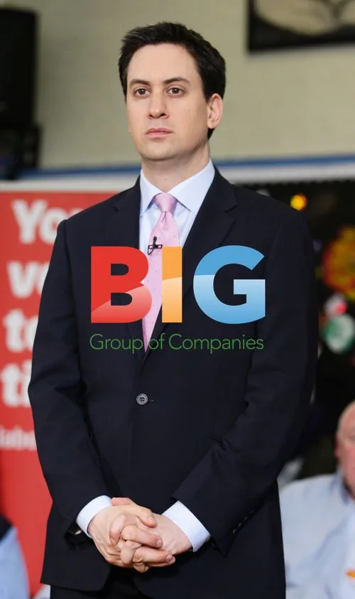 Ed Miliband Arrives at Labour Campaign Launch