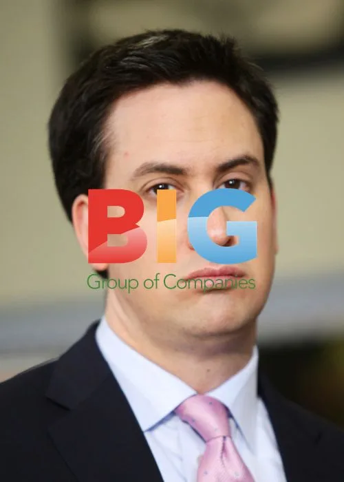 Ed Miliband Arrives at Labour Campaign Launch