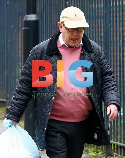 Malcolm Hebden arriving at Coronation Street