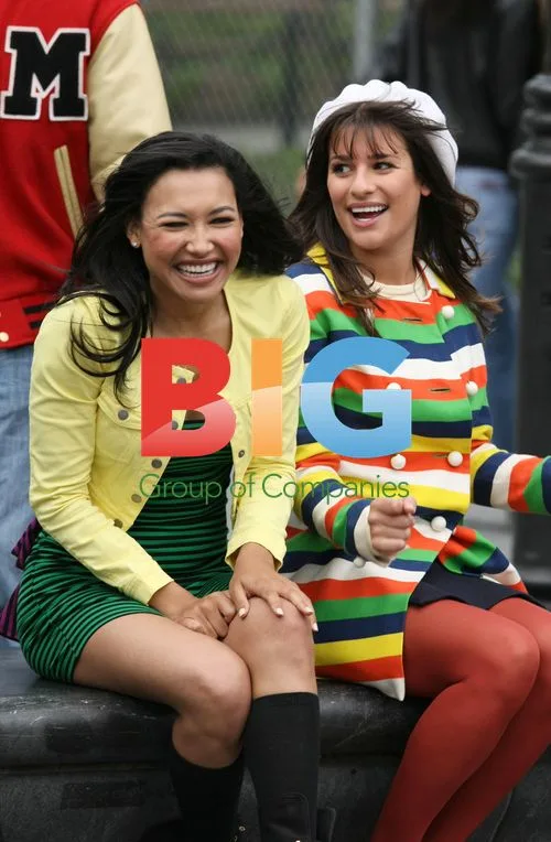 Glee Cast Films in New York Park