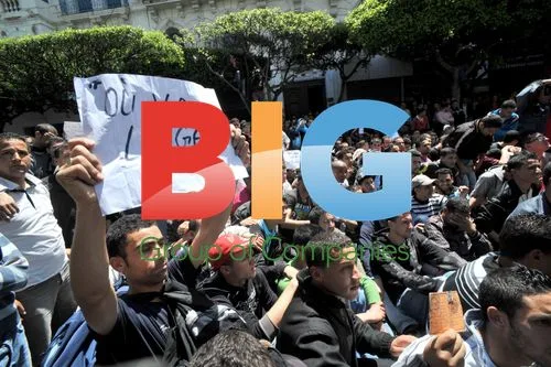 Algerian Students Protest in Algiers