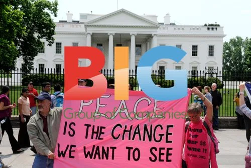 Protesters Demonstrate Outside White House