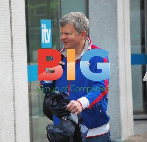 Adrian Chiles in Croatia Tracksuit