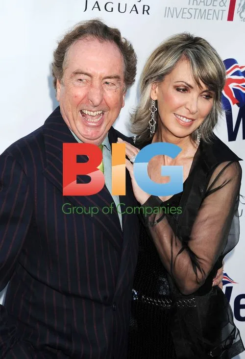 Eric Idle and Tania Kosevich at BritWeek Launch