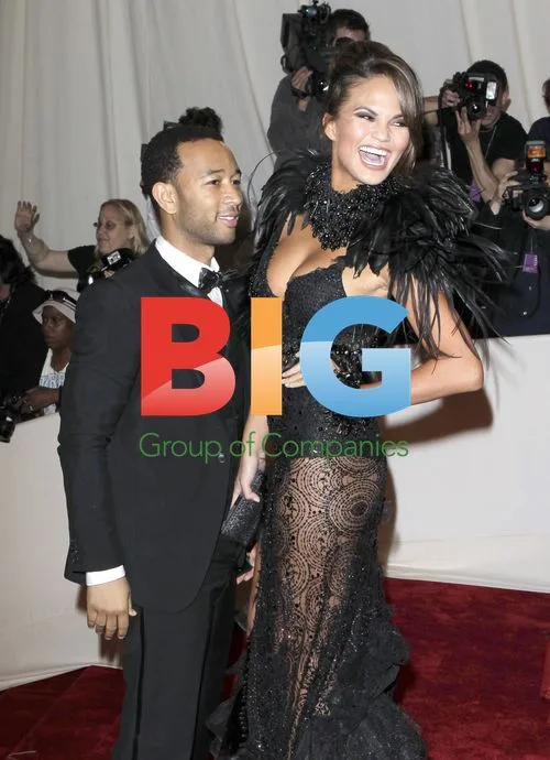 Chrissy Teigen and John Legend at Met Gala