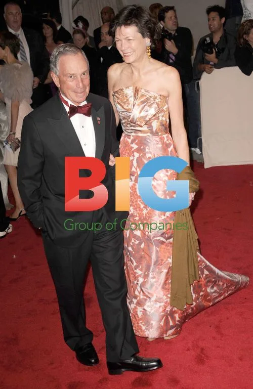 Michael Bloomberg and Diana Taylor at McQueen Gala