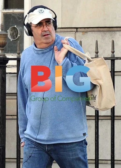 Radio DJ Danny Baker Strolling in London
