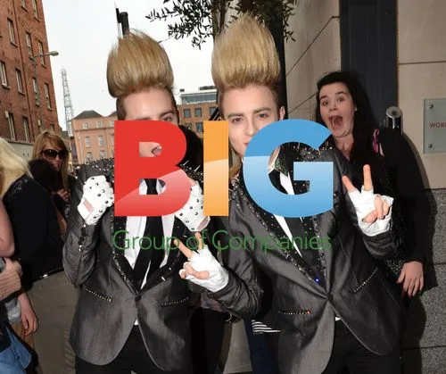 Jedward and Morgan Deane Leaving Hotel