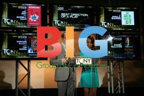 Matthew Broderick and Anika Noni Rose at Tony Awards Nominations Announcement