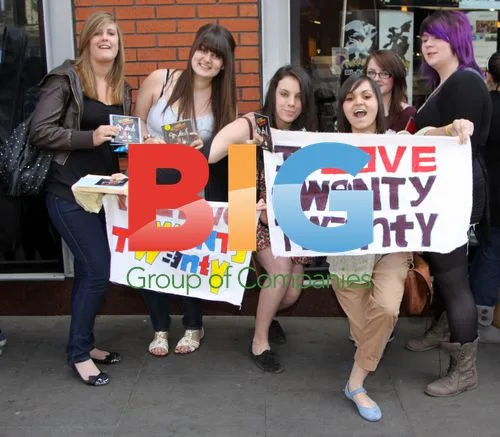 Boyband Twenty Twenty album signing