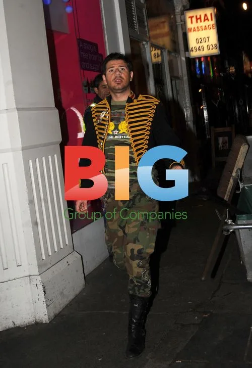 Former Big Brother Housemate Walks in Soho