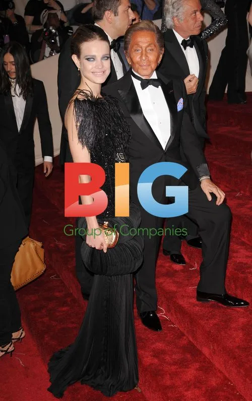 Valentino Garavani and Natalia Vodianova at Met Gala