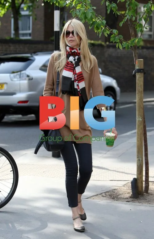 Claudia Schiffer on School Run
