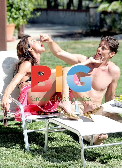 Janice Dickinson with David Blakeley in Malibu