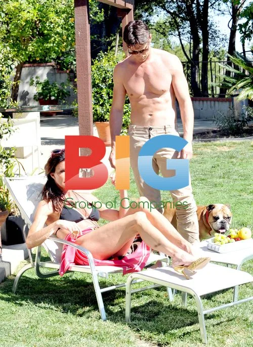 Janice Dickinson and David Blakeley in Malibu