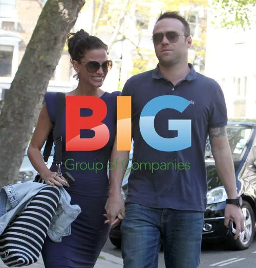 Sarah Harding and Boyfriend in London