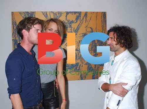 Artist Todd DiCiurcio, Luke Treadaway and Ruta Gedmintas