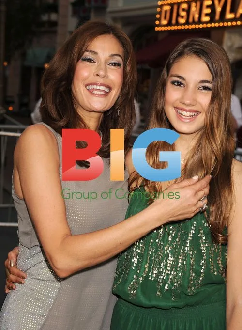 Teri Hatcher and Emerson at "Pirates" premiere