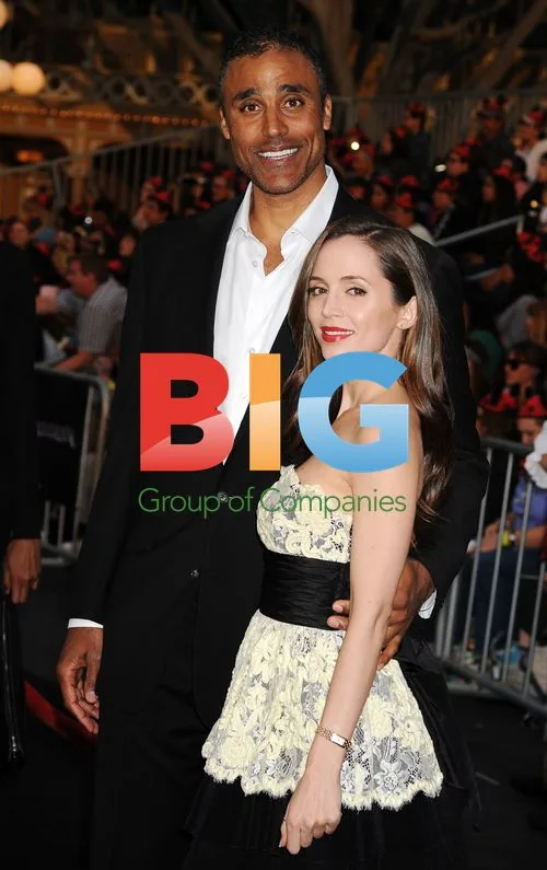 Rick Fox and Eliza Dushku at "Pirates of Caribbean" Premiere