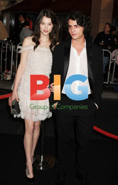 Astrid Berges-Frisbey and Pierre Perrier at "Pirates" Premiere