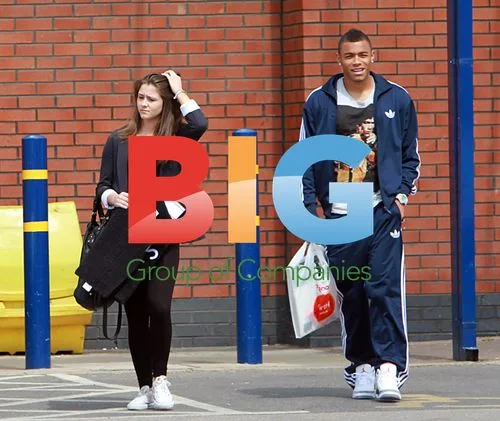 Brooke Vincent and Reece Wabara Spotted Shopping