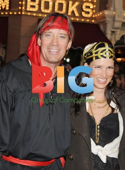 Kevin Sorbo and Sam Jenkins at 'Pirates Of The Caribbean' Premiere